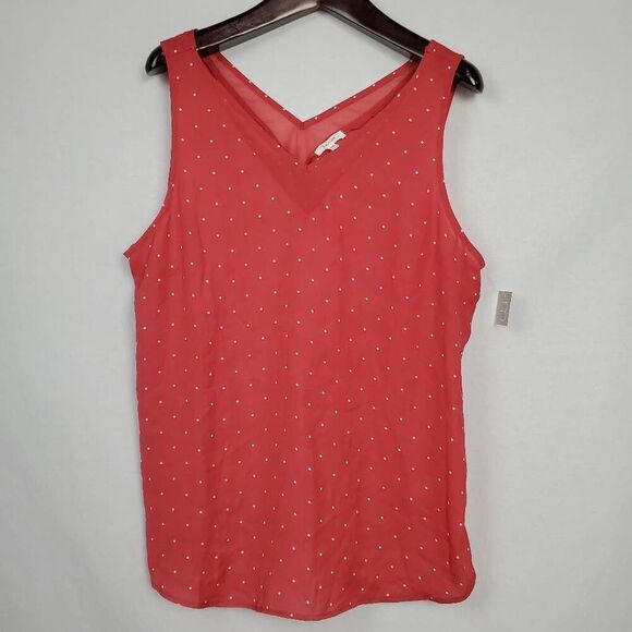NWT Maurices XXL Polkadot Top - Picture 1 of 8